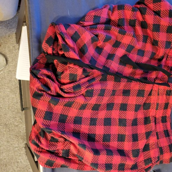 JACLYN INTIMATES PAJAMA PANTS-RED & BLACK CHECKERED-SOFT AND FEEL GOOD - SIZE XL - Picture 8 of 11